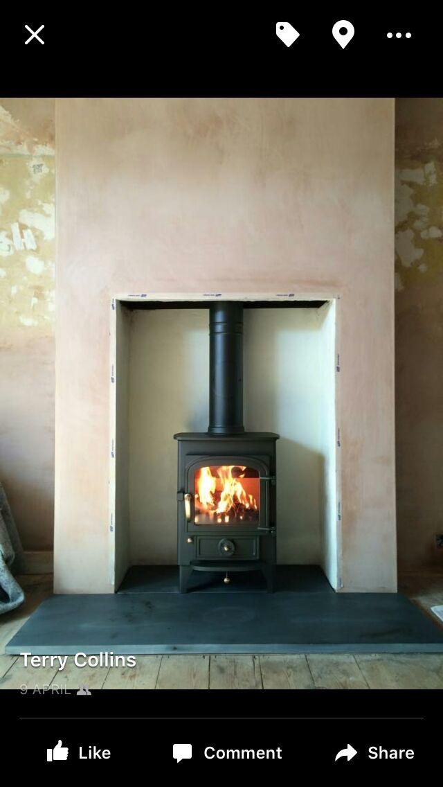 Clearview Pioneer 400 wood burning stove installed in Edenbridge